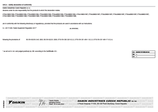 CTXA-BB_S_T_FTXA-BB_S_T_Safety declaration of conformity_4P693125-6_English_UK download